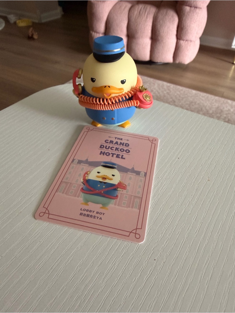 The Grand DUCKOO Hotel Series Lobby Boy - Blue & Yellow